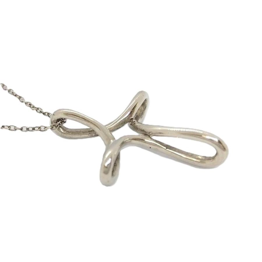Elsa Peretti ティファニー Tiffany&Co. オープンクロス ネックレス