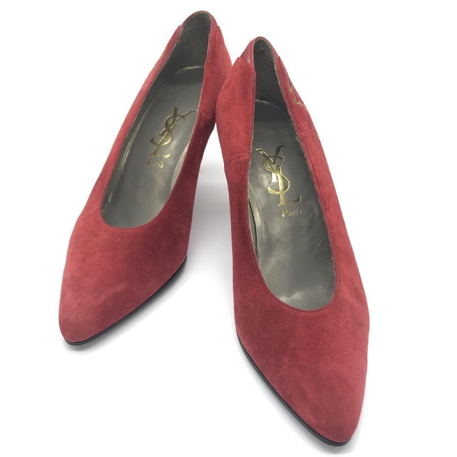 yves saint laurent イヴ・サンローラン パンプス スエード
