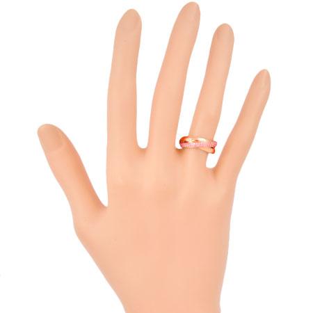 Cartier カルティエ トリニティ リング ピンクサファイア K18PG Cartier カルティエ トリニティ リング ピンクサファイア K18PG