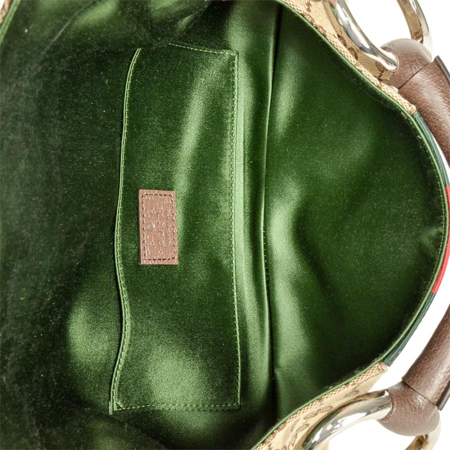 GUCCI GGキャンバス チェーンハンドバッグ GUCCI（グッチ） ホースビット チェーン ハンドバッグ GGキャンバス