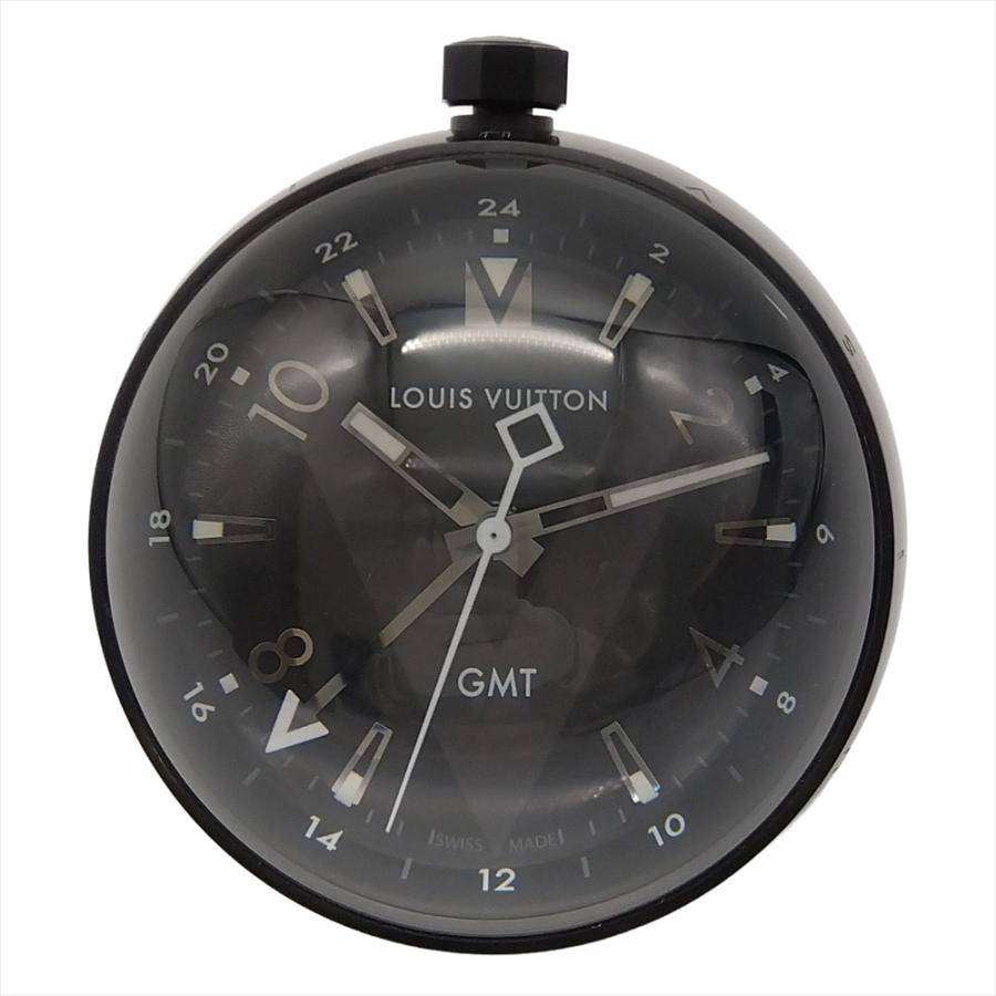 【希少品】 ヴィトン Q1Q000 タンブール GMT 置き時計 LOUIS VUITTON（ルイ・ヴィトン） LOUIS VUITTON Q1Q000 GMT 置時計