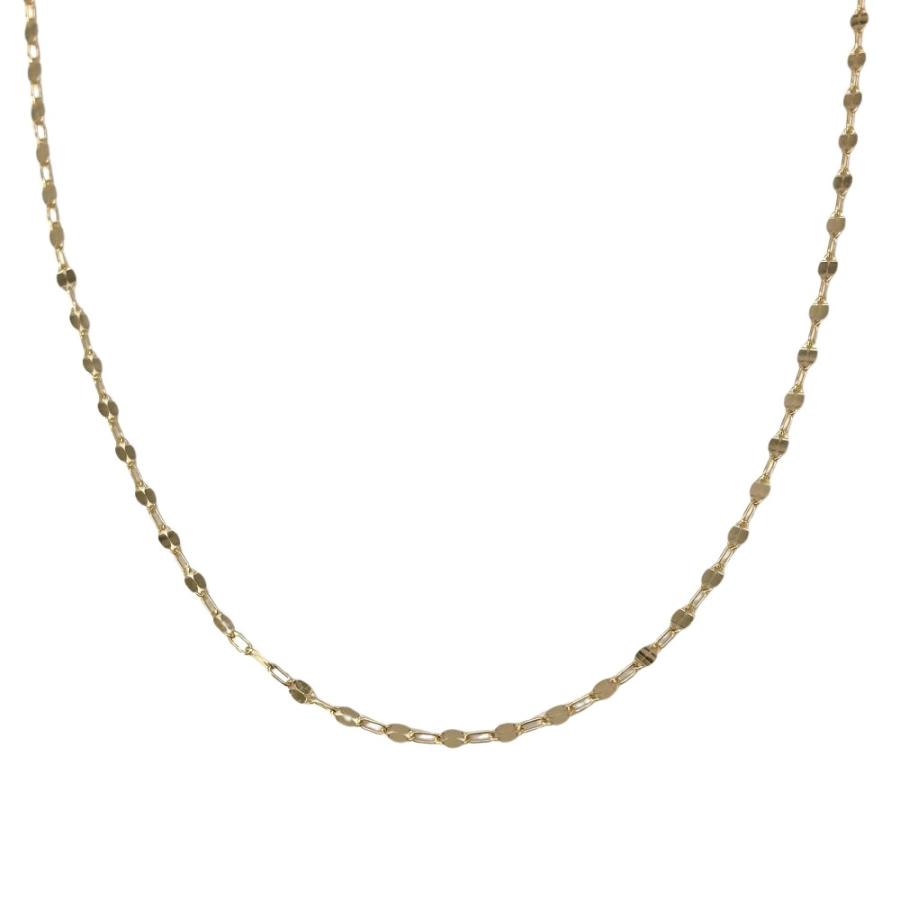 ラソマ LASOMA ペタルチェーン ネックレス K18YG 1.2g イエロー