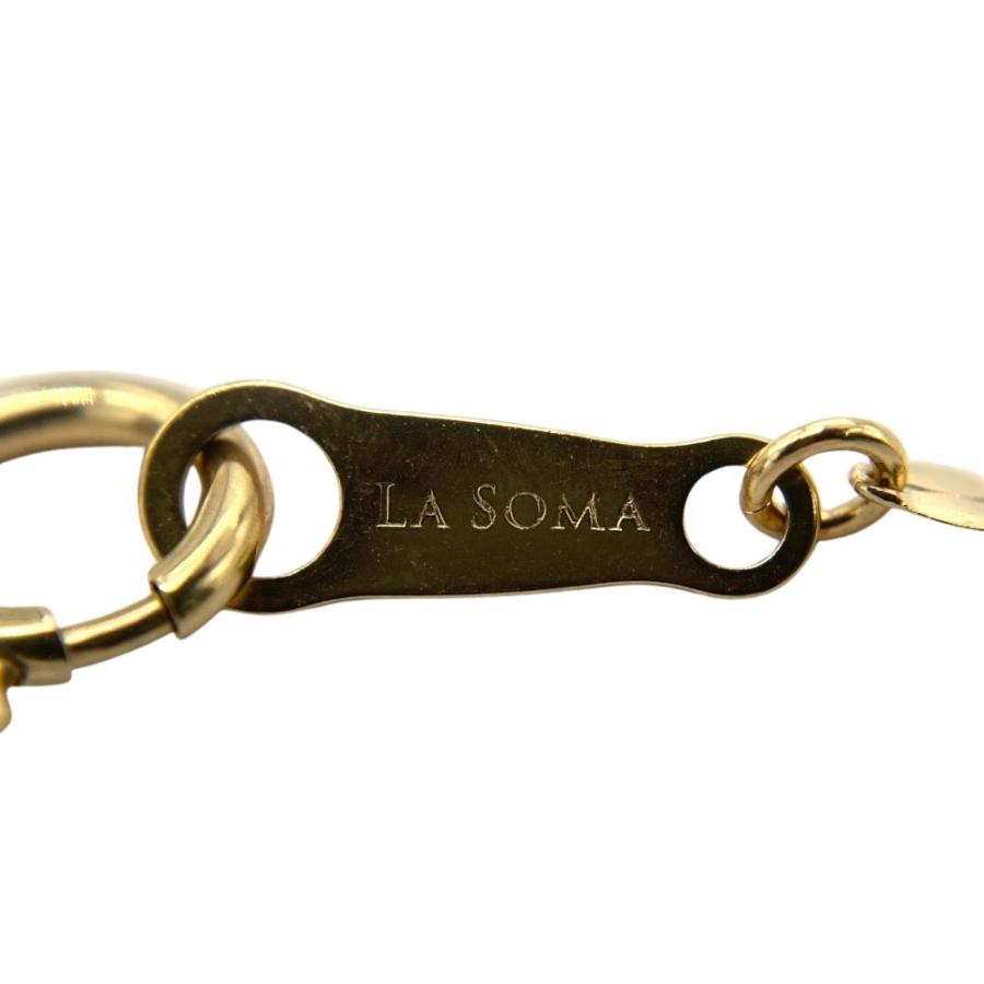 ラソマ LASOMA ペタルチェーン ネックレス K18YG 1.2g イエロー