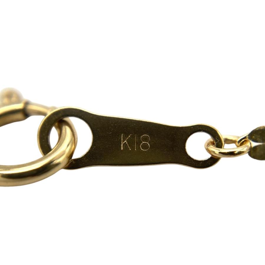 ラソマ LASOMA ペタルチェーン ネックレス K18YG 1.2g イエロー