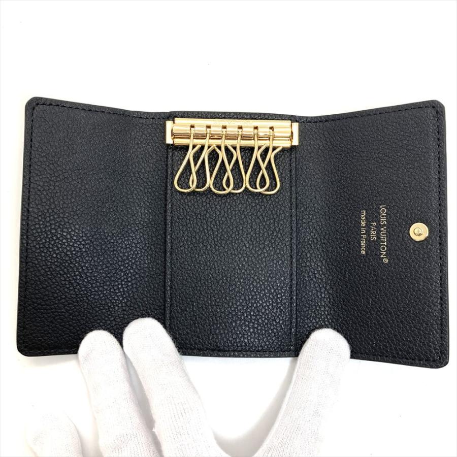 ルイヴィトン アンプラント ミュルティクレ6 ブラック キーケース RFID搭載 LOUIS VUITTON（ルイ・ヴィトン） ミュルティクレ6 キーケース