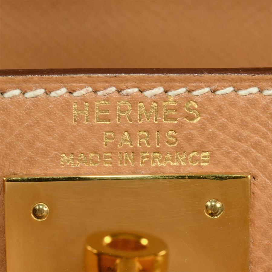 Kelly エルメス HERMES ケリー28 外縫い ハンドバッグ クシュベル 〇V