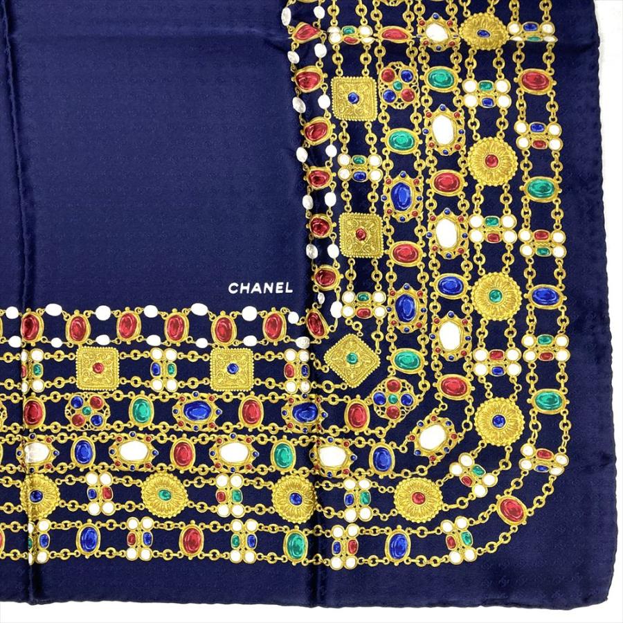 CHANEL シャネル ココマーク 総柄 グリポア スカーフ カレ90 楽天市場