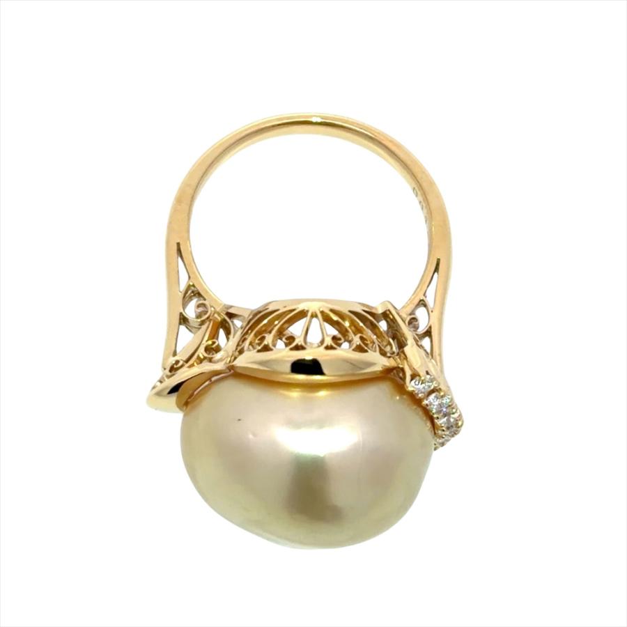 ☆極美品☆MIKIMOTO ミキモト　パールリング　ロイヤルオーダー　10号 MIKIMOTO（ミキモト） パール 8.4mm リング 指輪 約10号 K18YG 3.0g