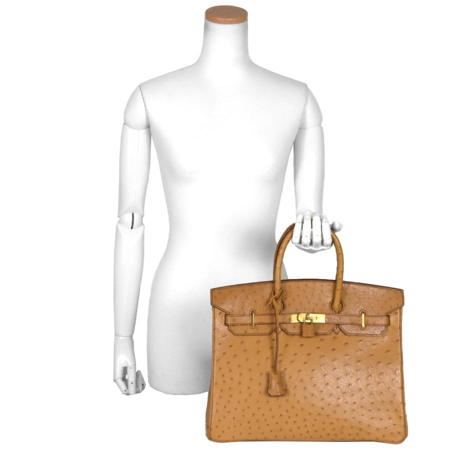 HERMES エルメス バーキン35 ハンドバッグ オーストリッチ Z刻印