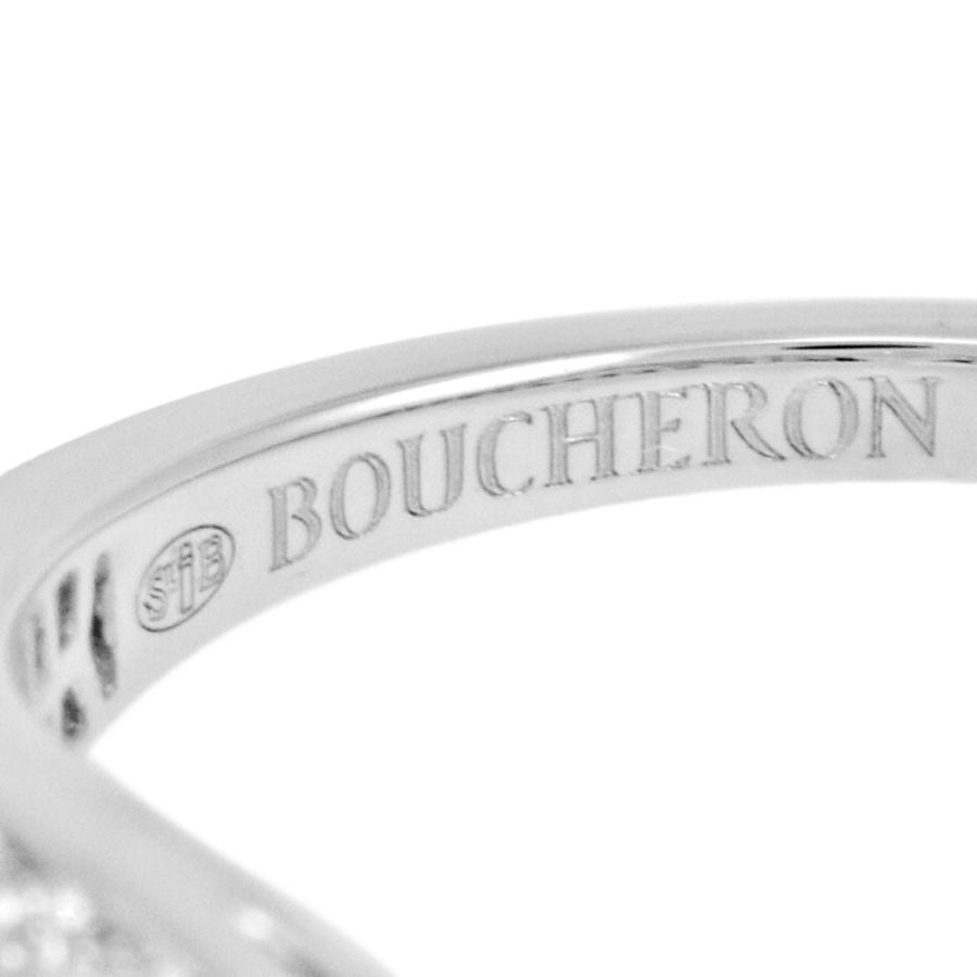Boucheron ダイヤモンドリング 2点セット キャトル ダブルホワイト ダイヤモンド リング スモール