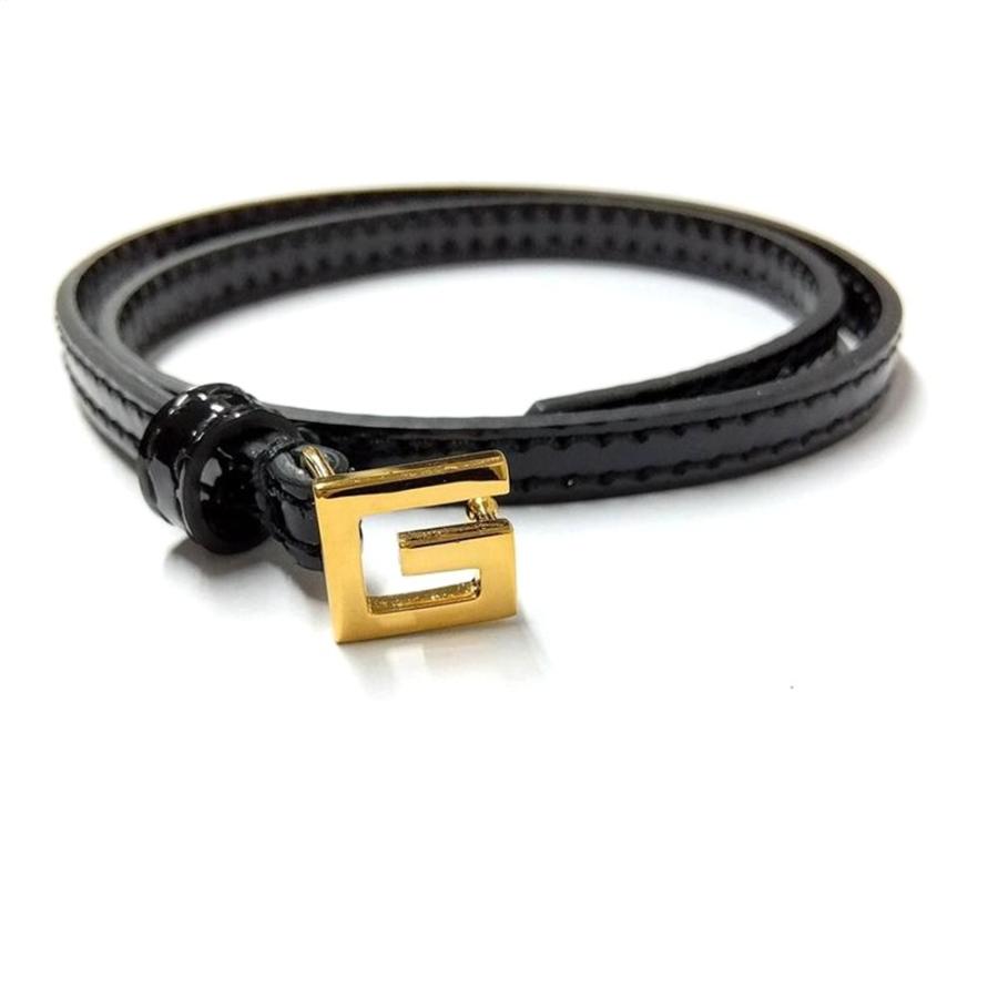 GUCCI（グッチ） スクエアG GP チョーカー パテントレザー ブラック