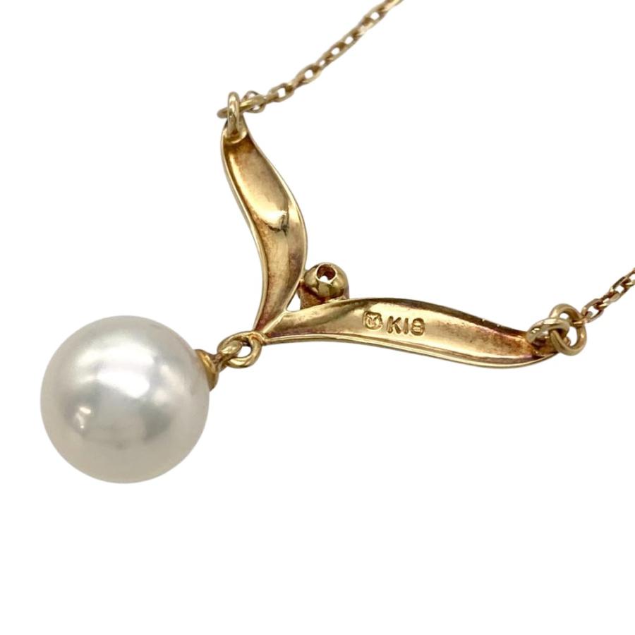 MIKIMOTO（ミキモト） パール 1P スイング ネックレス ダイヤモンド
