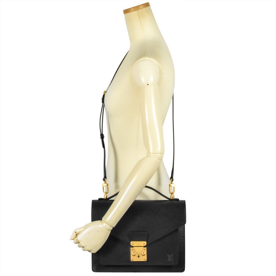 LOUIS VUITTON ルイヴィトン モンソー 2way ハンドバッグ エピ