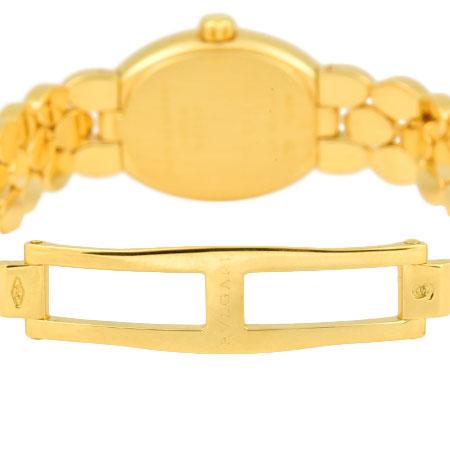 BVLGARI ブルガリ オーバル K18YG 金無垢 レディース クォーツ