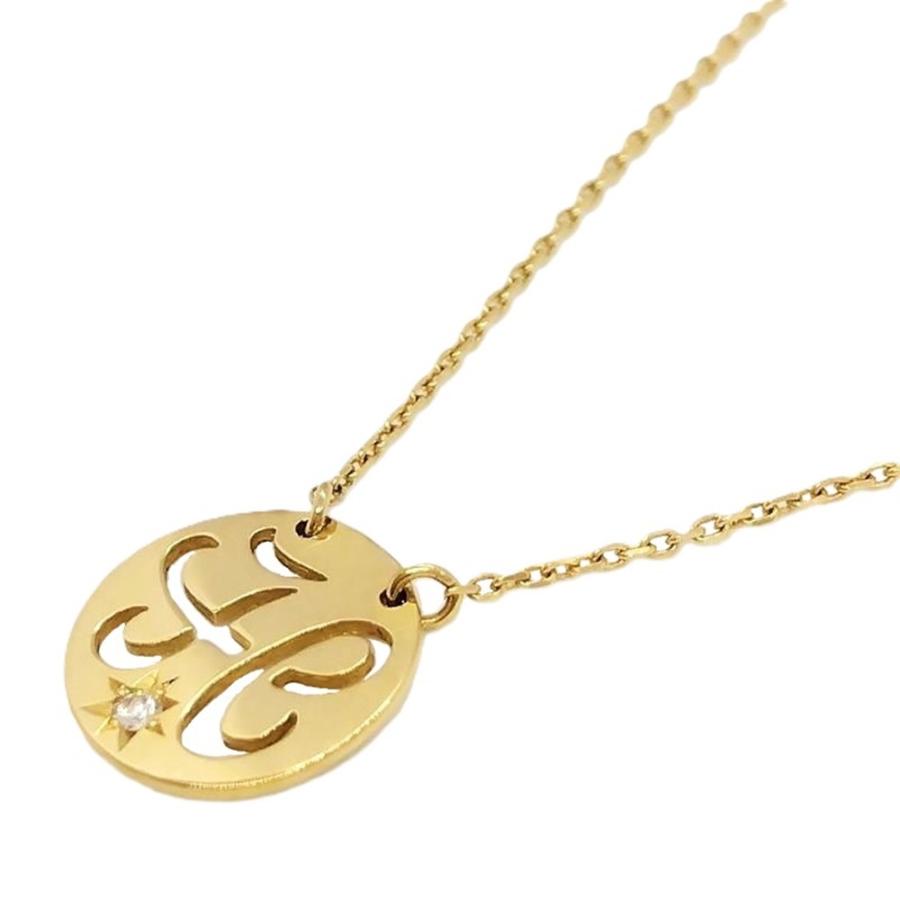 スタージュエリー STAR JEWELRY イニシャル H 1P ネックレス 