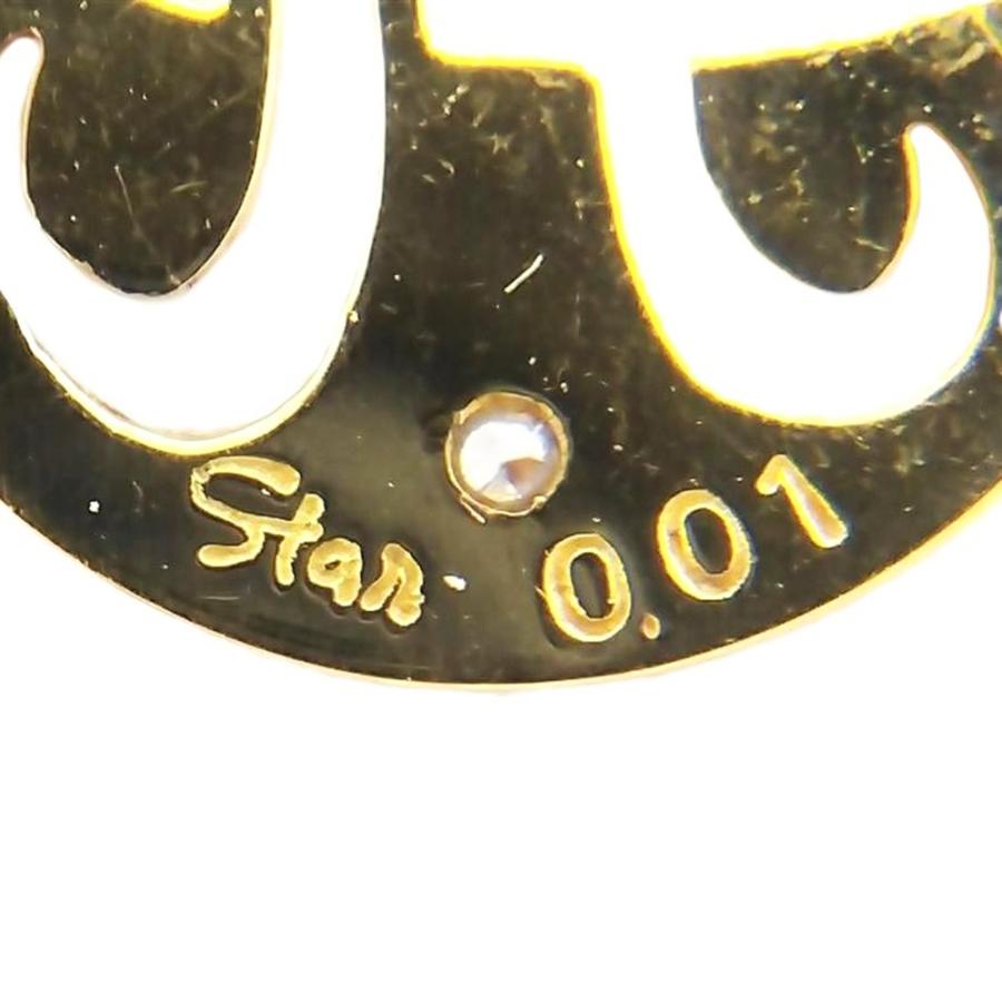 スタージュエリー STAR JEWELRY イニシャル H 1P ネックレス