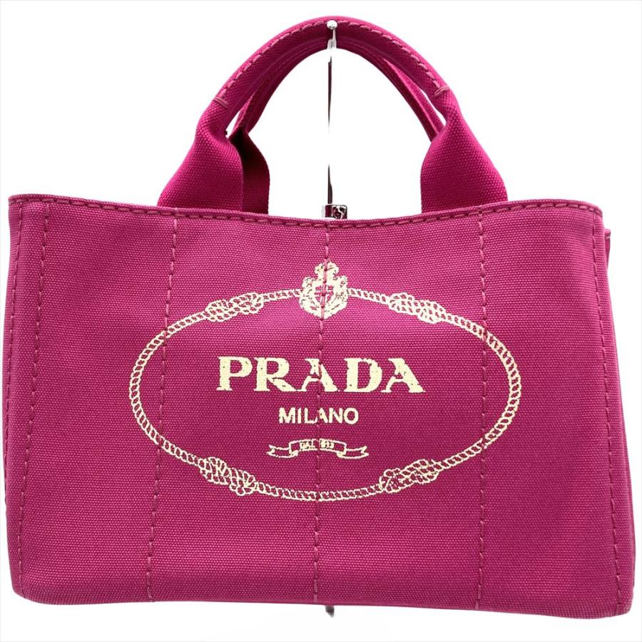PRADA（プラダ） カナパ TPM フューシャ FUXIA ハンドバッグ  