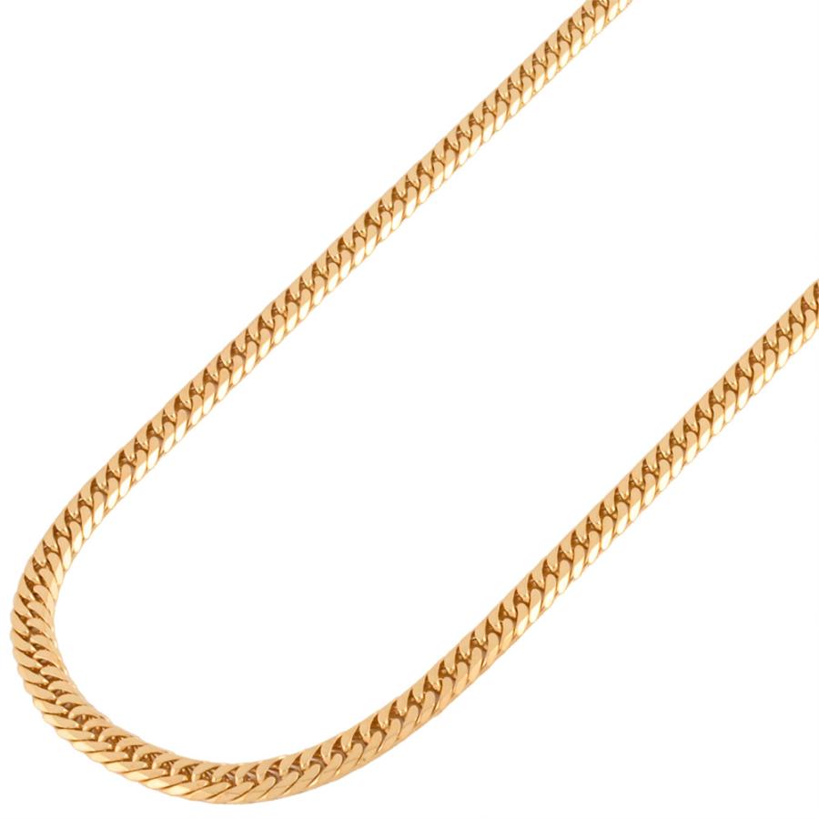 喜平 キヘイ 6面 ダブル ネックレス K18YG 20.3g 50.5cm