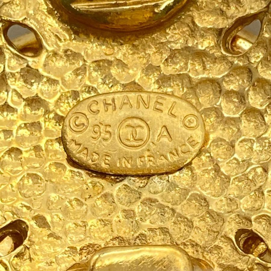 シャネル CHANEL ココシャネル クローバー ココマーク ゴールドピアス CHANEL シャネル ココマーク NO.5 ピアス クローバーモチーフ