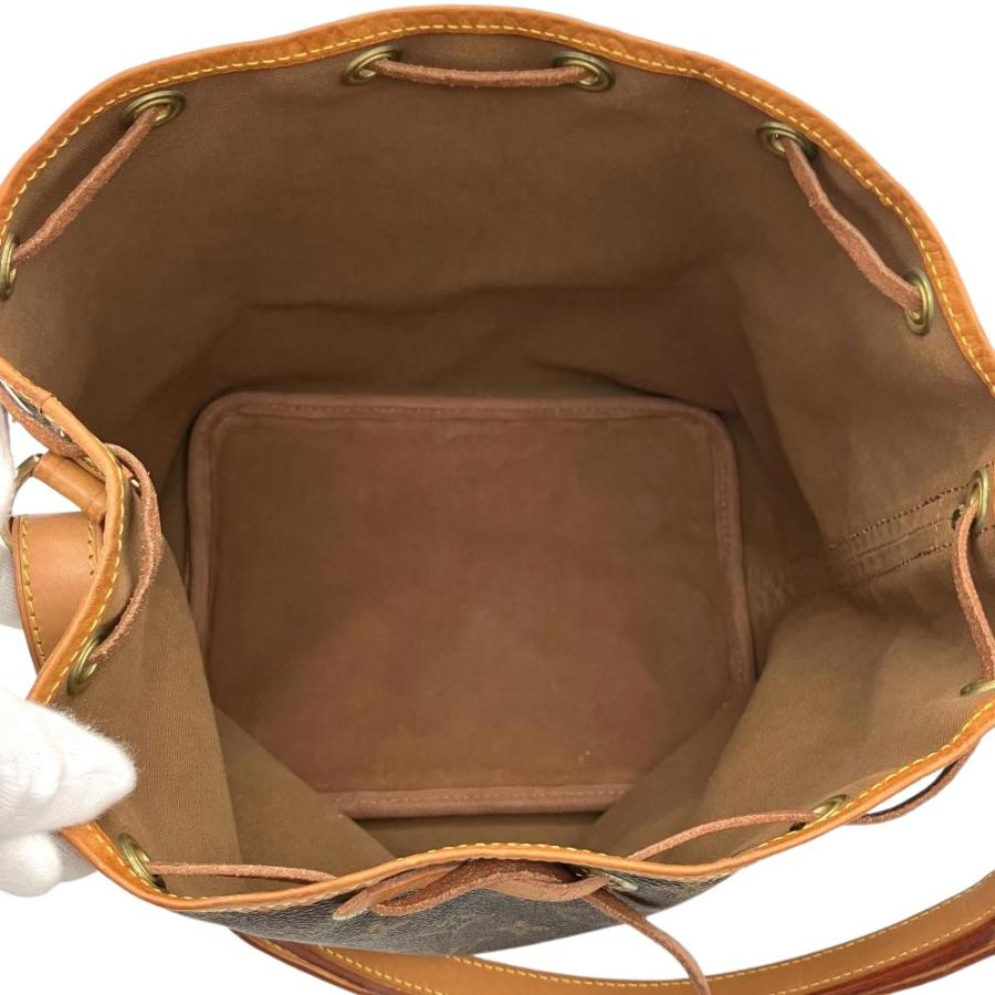 本物 ルイヴィトン LOUIS VUITTON LV プチノエ モノグラム ショルダーバッグ ブラウン M42226 Petit Noe ビトン バッグ 中古 LOUIS VUITTON（ルイ・ヴィトン） プチノエ ショルダーバッグ