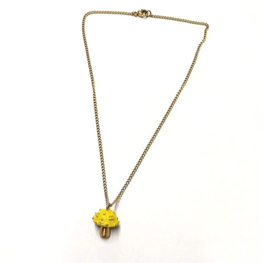 CHANEL（シャネル） きのこ ココマーク ネックレス 03S GPg ゴールド