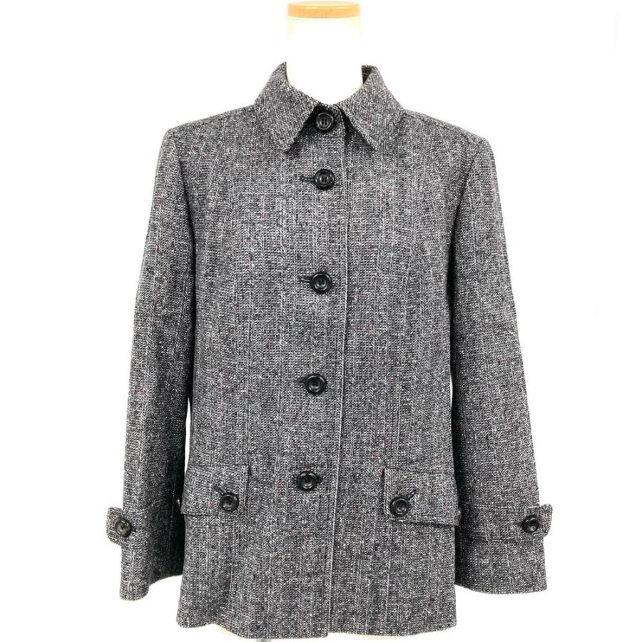 BURBERRY（バーバリー） ジャケット ステンカラーコート グレー ウール