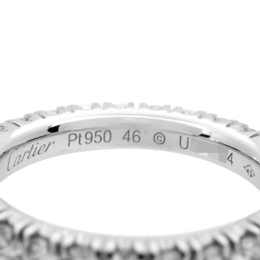 カルティエ Cartier エタンセル ドゥ カルティエ フルエタニティ リング 指輪 ダイヤモンド #46 B4087100 Pt950 レディース｜goldplazajp｜03