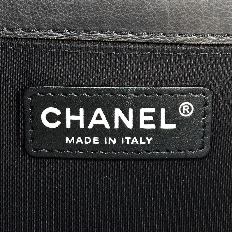 シャネル CHANEL ボーイシャネル ショルダーバッグ カーフスキン A92193 ブラック シルバー金具 18番台 レザー ココマーク_6