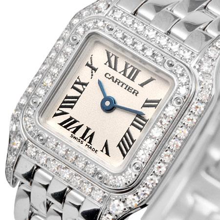 Cartier（カルティエ） ミニ パンテール ダイヤベゼル K18WG