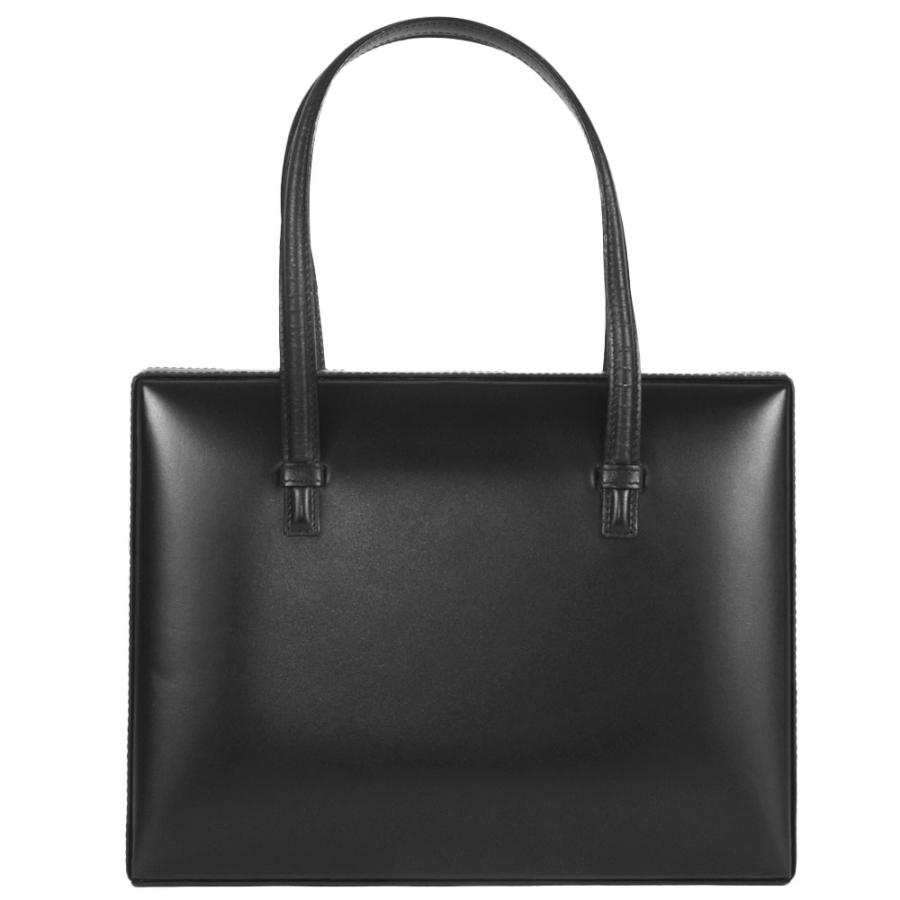 LOEWE ロエベ ハンドバッグ レザー ブラック シルバー金具 LOEWE ロエベ ハンドバッグ レザー ブラック シルバー金具
