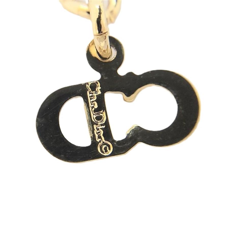 ✨Dior✨ディオール✨CDロゴ✨ラインストーン✨ゴールド✨ネックレス✨ Dior CDラインストーンネックレス