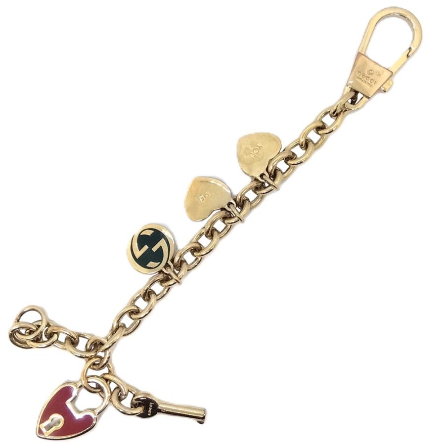 GUCCI（グッチ） GUCCI YOU ME チャーム ゴールド ハート キー 南京錠