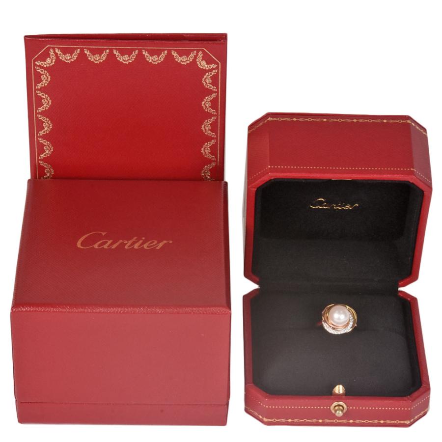 Cartier カルティエ トリニティ パール リング 指輪 Cartier カルティエ トリニティ パール リング 指輪