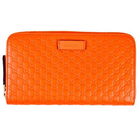 GUCCI グッチ ラウンドファスナー 長財布 マイクロGG シマ