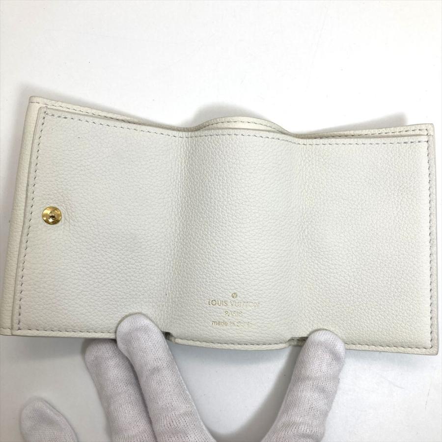 Louis Vuitton 三つ折り財布 ポルトフォイユロックミニ　ホワイト LOUIS VUITTON（ルイ・ヴィトン） ポルトフォイユ・ロックミニ 三