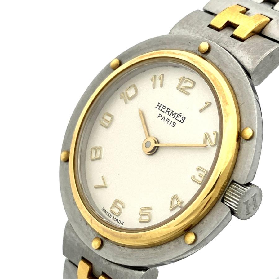 エルメス  コンビ  時計 vintage HERMES】ヴィンテージエルメス／クリッパーコンビ(ケース径約