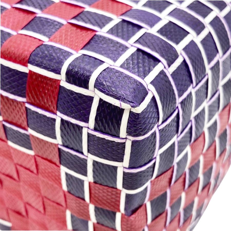 MARNI マルニ フラワーカフェ バスケット ハンドバッグ レッド