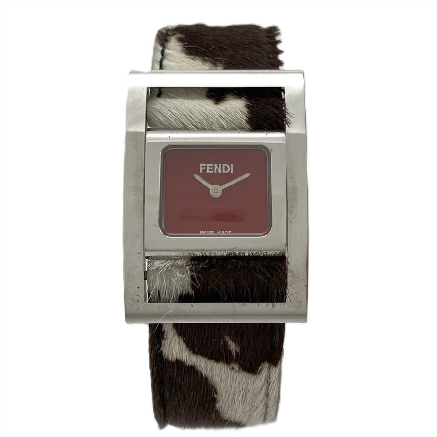FENDI（フェンディ） FENDI F5000 ジャイロ 腕時計 クォーツ レッド