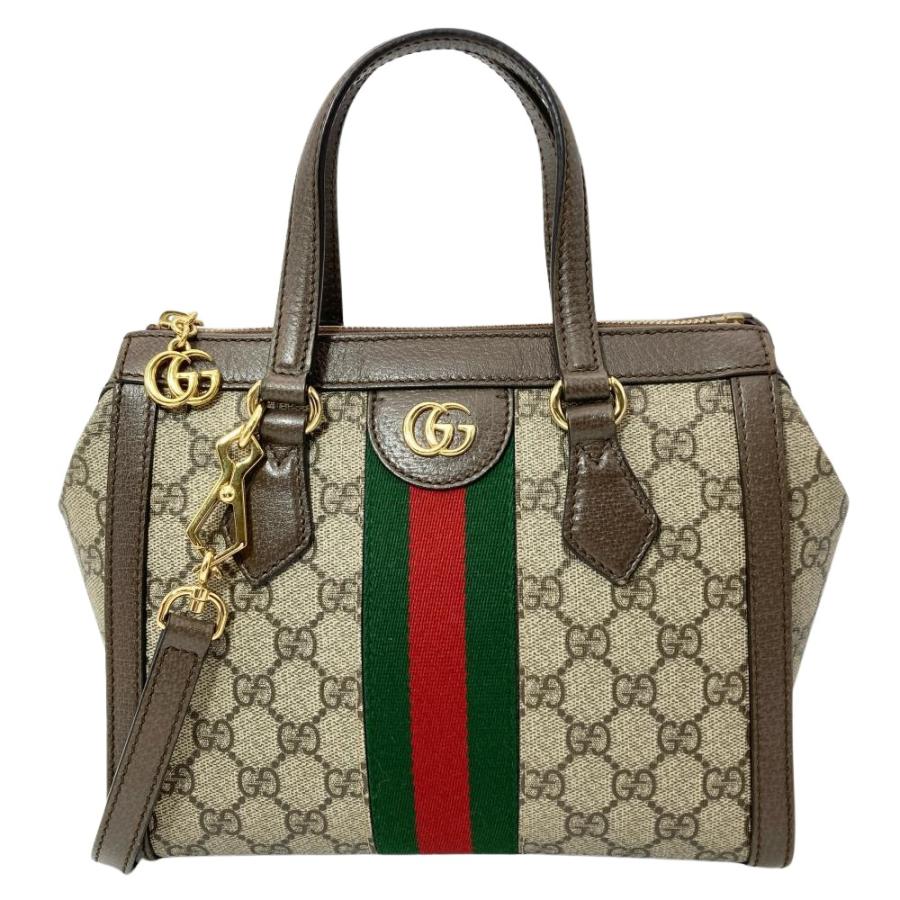【未使用品】グッチGUCCI オフィディア GGスプリーム ボディーバッグ 茶 Ophidia グッチ GUCCI オフィディア スモール トートバッグ GG