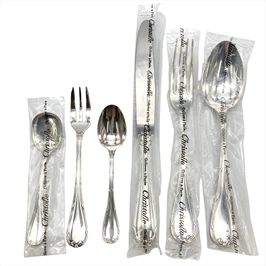 【希少】 クリストフル　カトラリーセット　B.Yシリーズ　ナイフ＆フォークセット クリストフル Christofle リュバン ナイフ フォーク スプーンセット