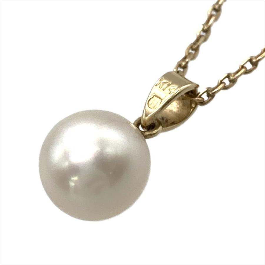MIKIMOTO（ミキモト） パール 1P ネックレス K14YG 2.6g 真珠 約8.0mm