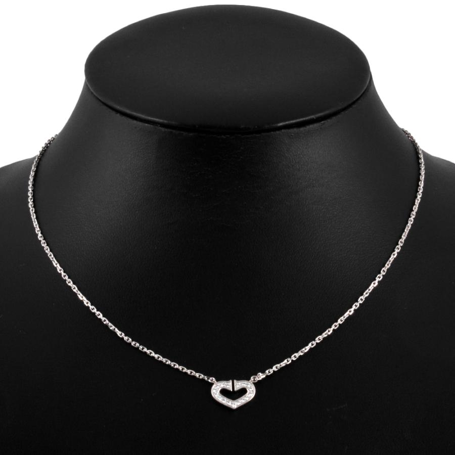 Cartier（カルティエ） Cartier Cハート ネックレス ダイヤモンド 