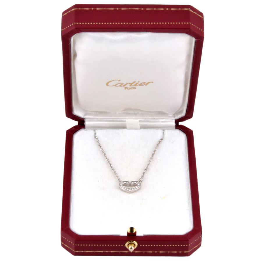 Cartier（カルティエ） Cartier Cハート ネックレス ダイヤモンド 