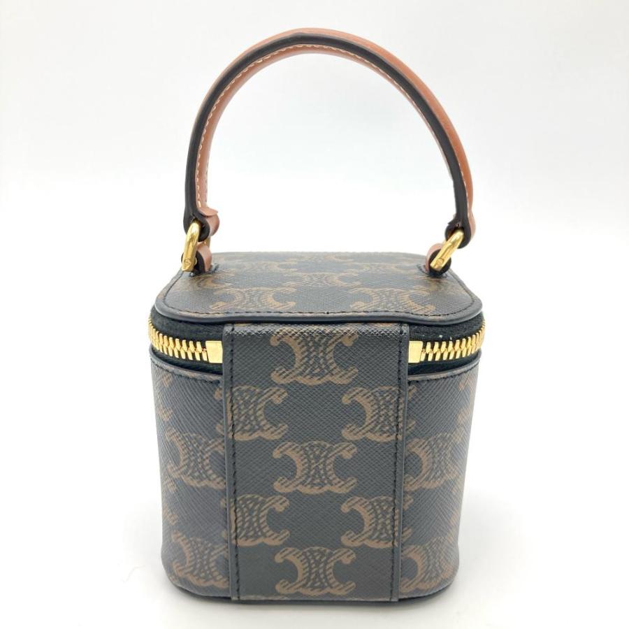 最終！CELINE ミニ バニティケース スムースカーフ スキン CELINE - セリーヌ CELINE バニティケース ミニ ショルダーバッグ