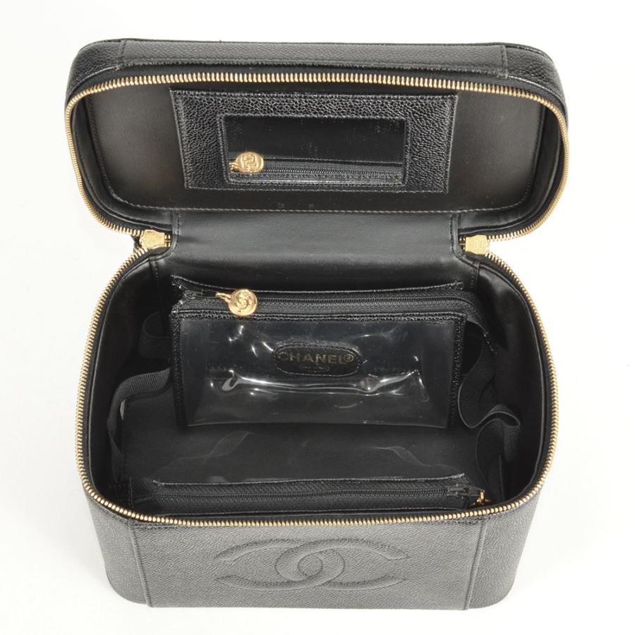CHANEL シャネル バニティ ハンドバッグ キャビアスキン
