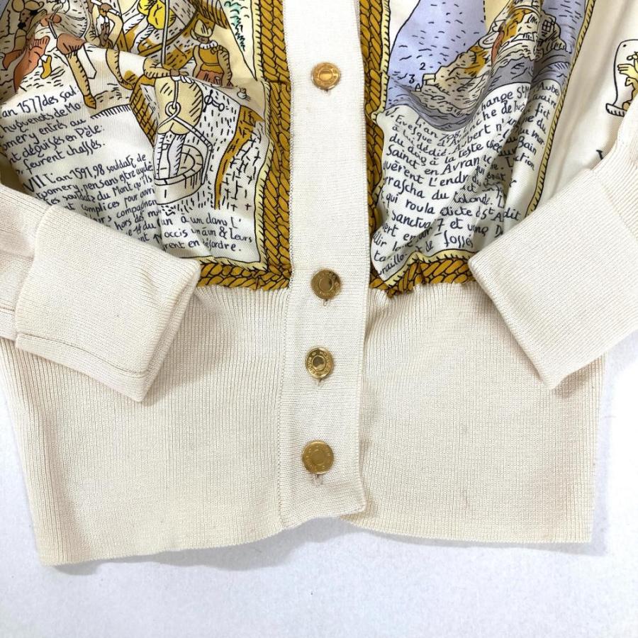 HERMES（エルメス） モンサンミッシェル カーディガン シルク コットン