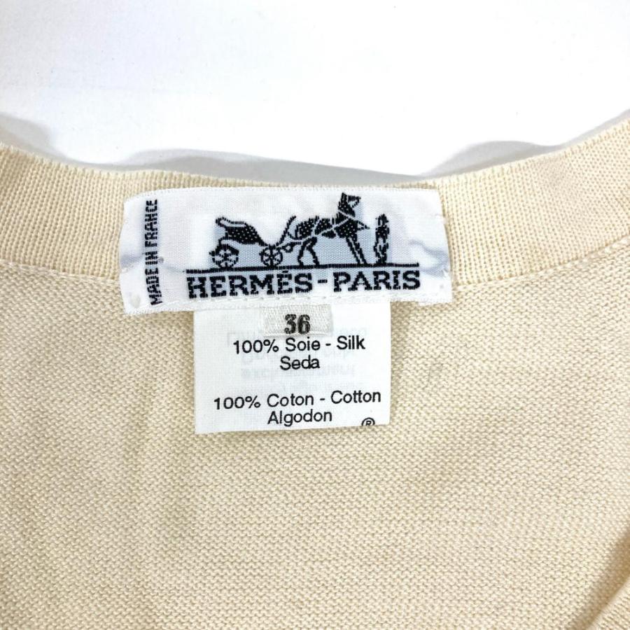 HERMES（エルメス） モンサンミッシェル カーディガン シルク コットン