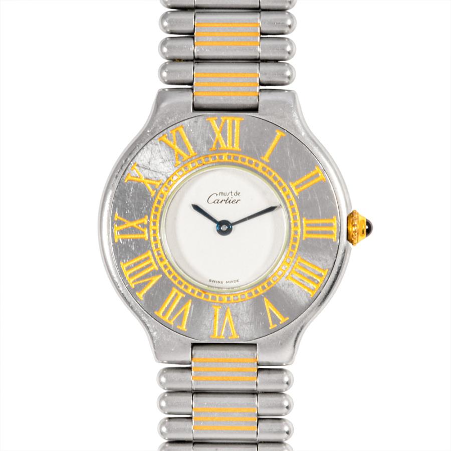 電池交換済 Cartier カルティエ マスト21 ヴァンティアン LM W10050F4 アイボリー 白 ホワイト SS ステンレス YG イエローゴールド コンビ ジュビリーブレスレット レディース クォーツ 【6ヶ月保証】【腕時計】【中古】 楽天市場】電池交換済 Cartier カルティエ マスト21 ヴァンティアン LM