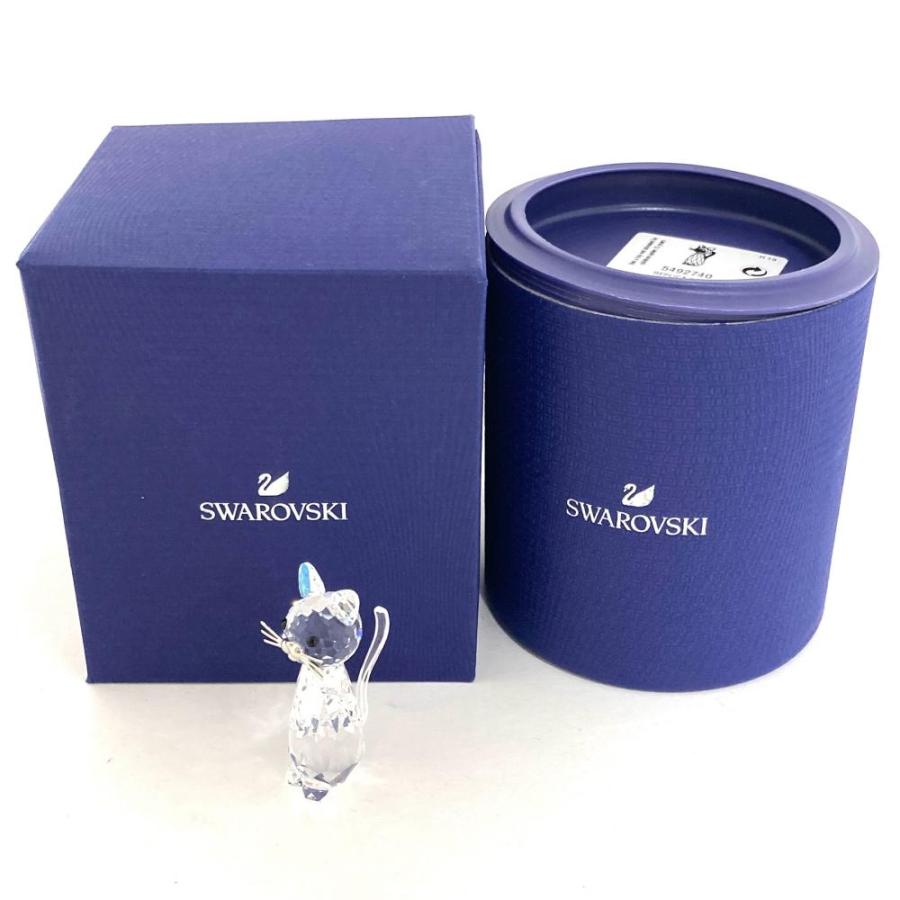 SWAROVSKI（スワロフスキー） レプリカネコ 猫 オブジェ 置物 5492740 