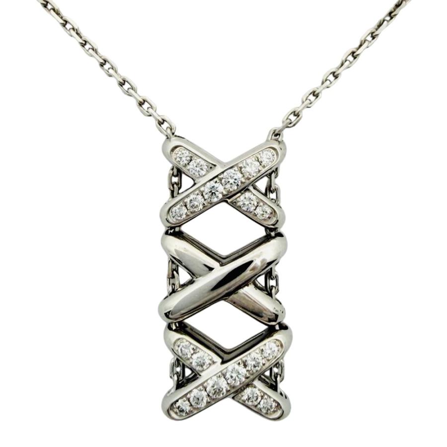 CHAUMET（ショーメ） リアンダムール ネックレス ダイヤモンド K18WG